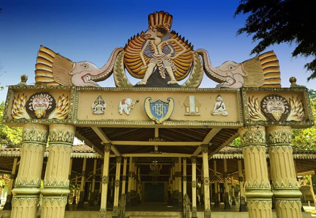 Serene Garden and Old Cars