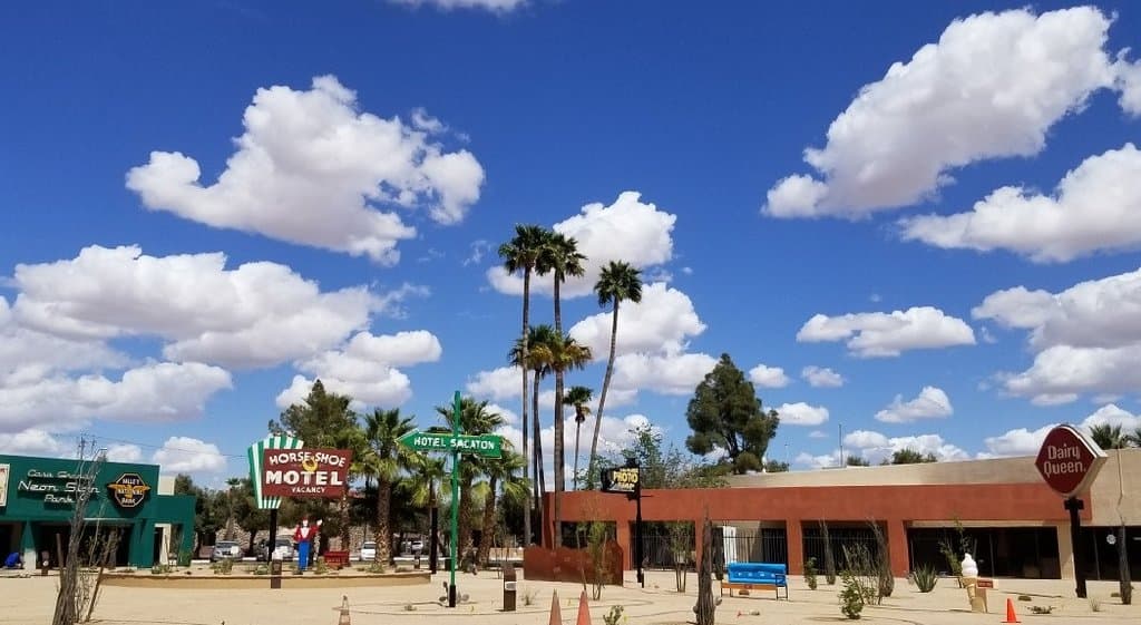 Perfect day to visit Casa Grande Neon Sign Park