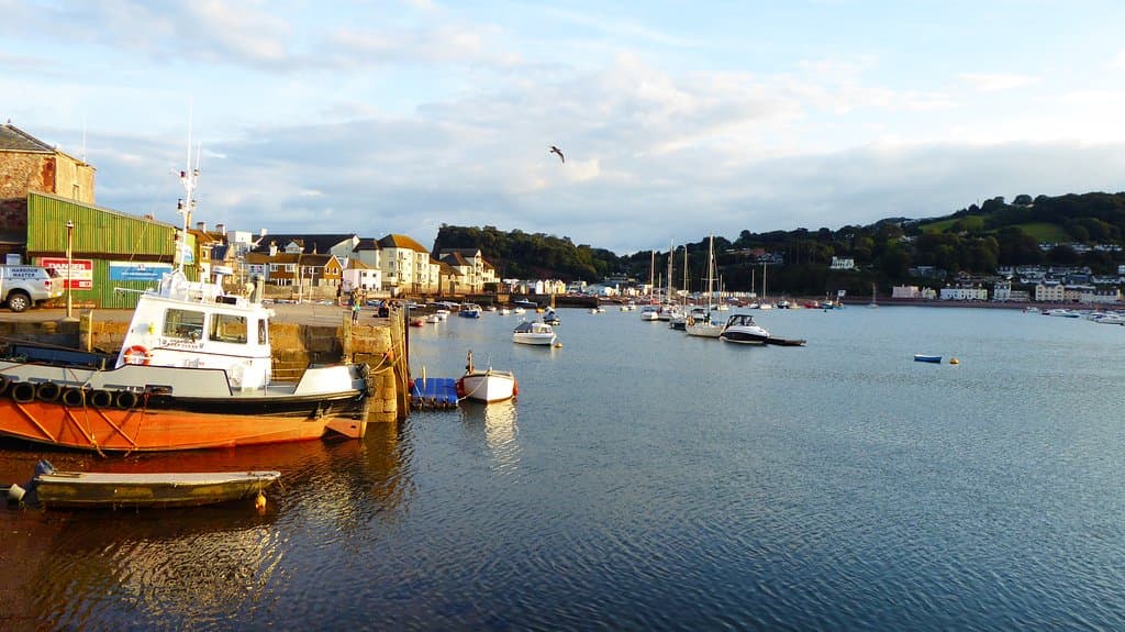 Teignmouth Back Beach; great sunsets here