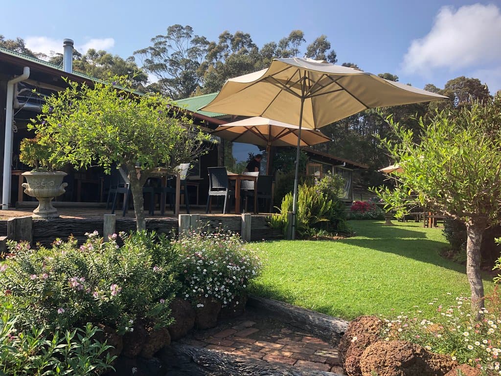 The outdoor areas