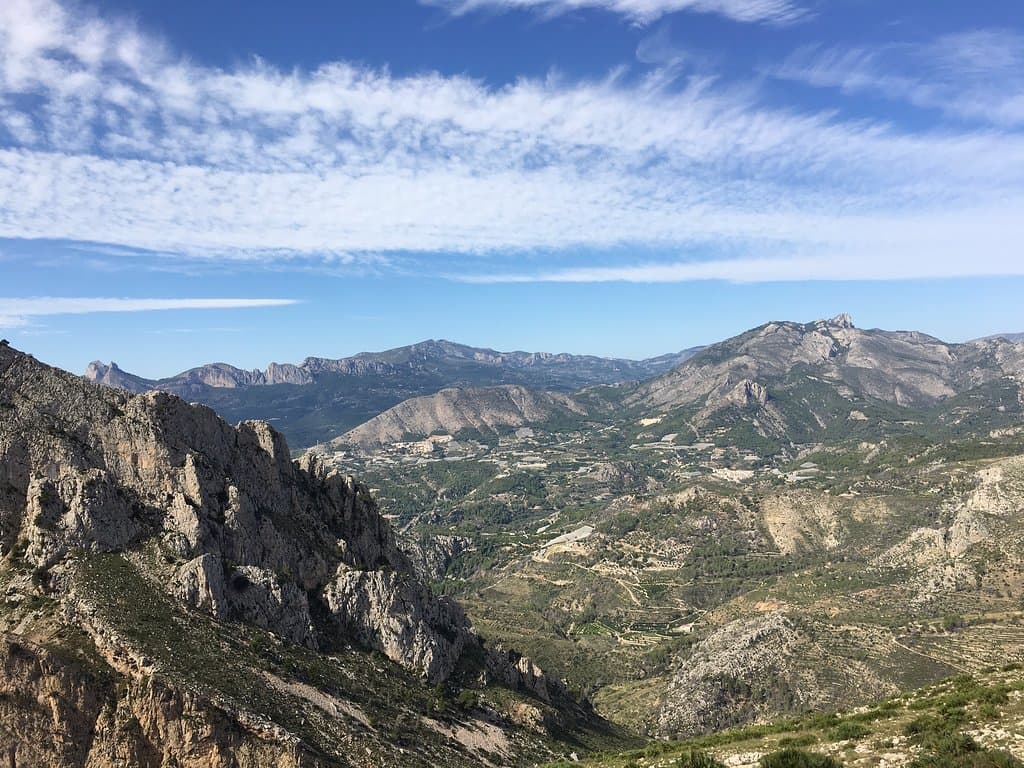 Sierra de Bernia and Forat de Bernia