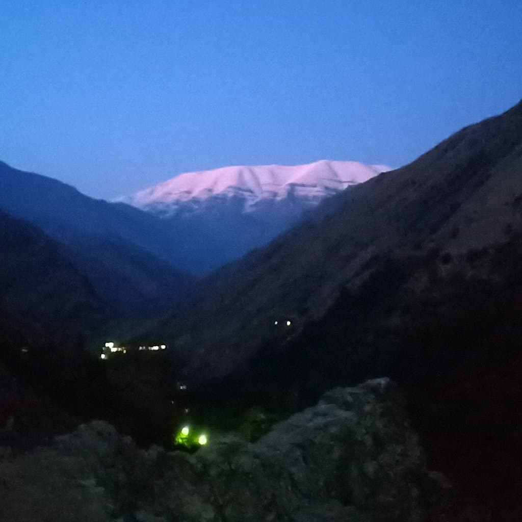 Nov 2nd, 2019. We are Indonesian Groups (4 person) trekking in Darakeh until Palangchal Resort (2415 masl).