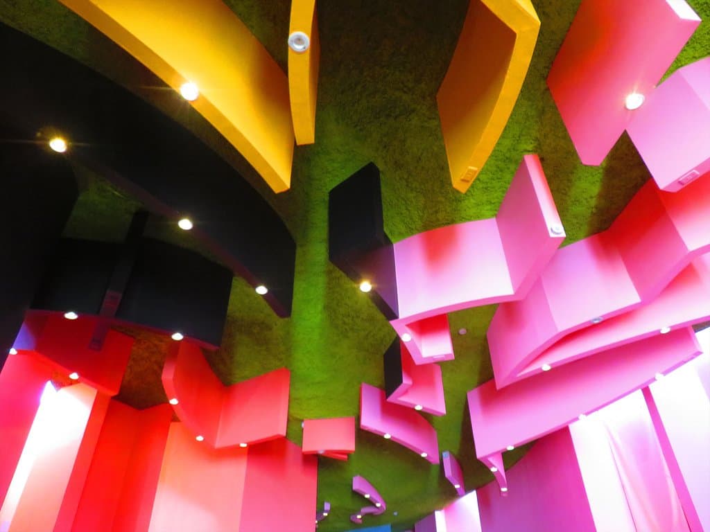 an object on the ceiling