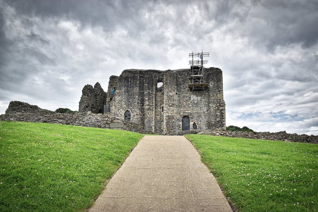 View from the path leading up to Dundonald Castle. Be careful, it's quite a climb, but worth it in the end.
