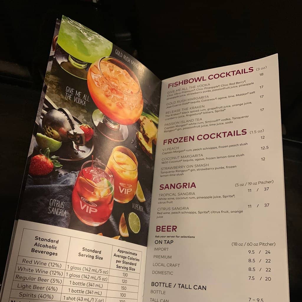 Curated Food & Drink Menu