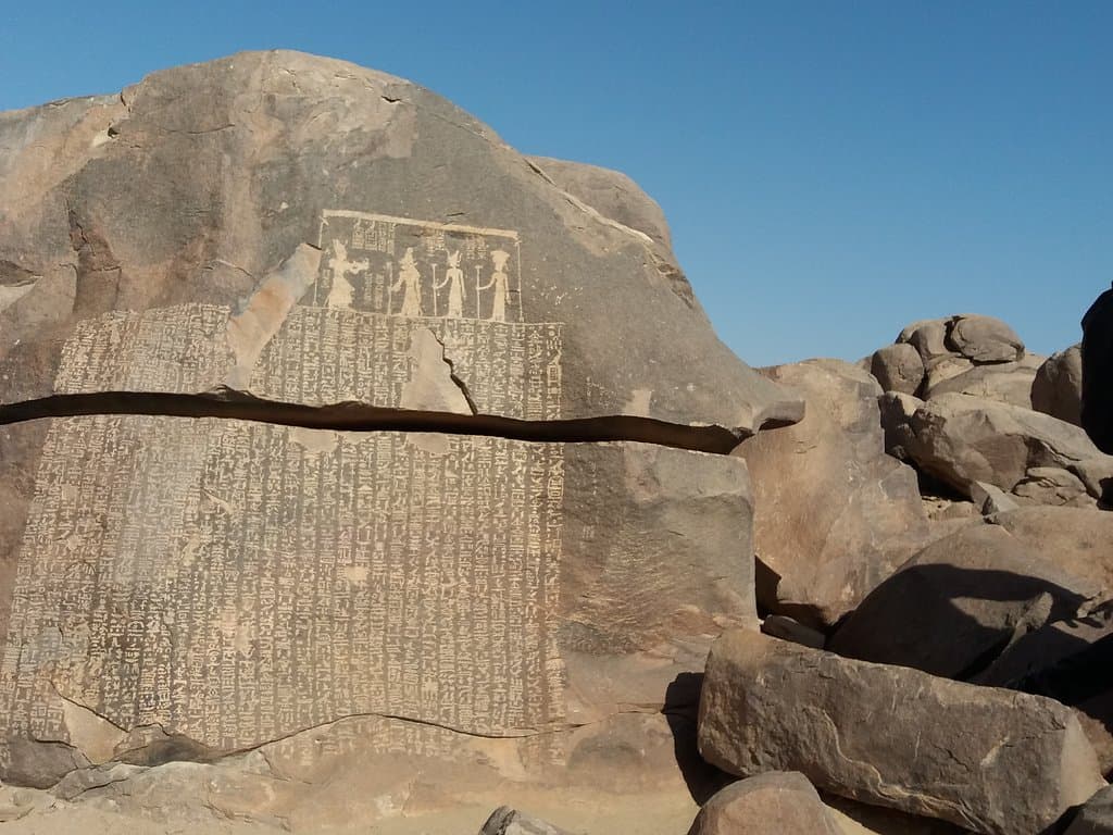 Hungersnotstele - Famine stela