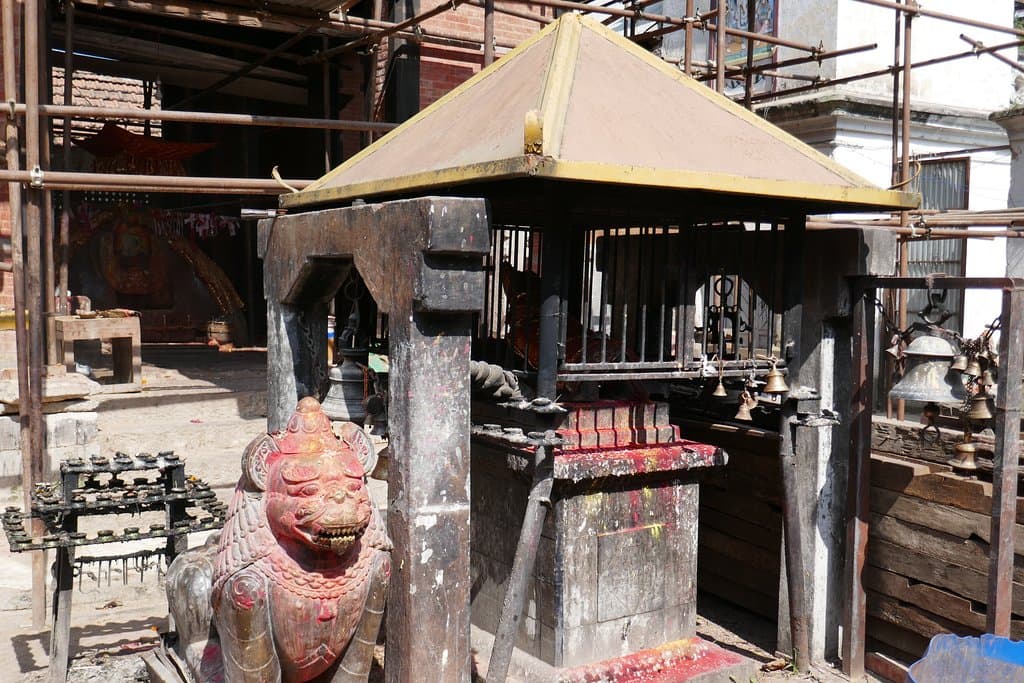 A sud di Kirtipur, il tempio di Jal Binayak, dedicato a Ganesh