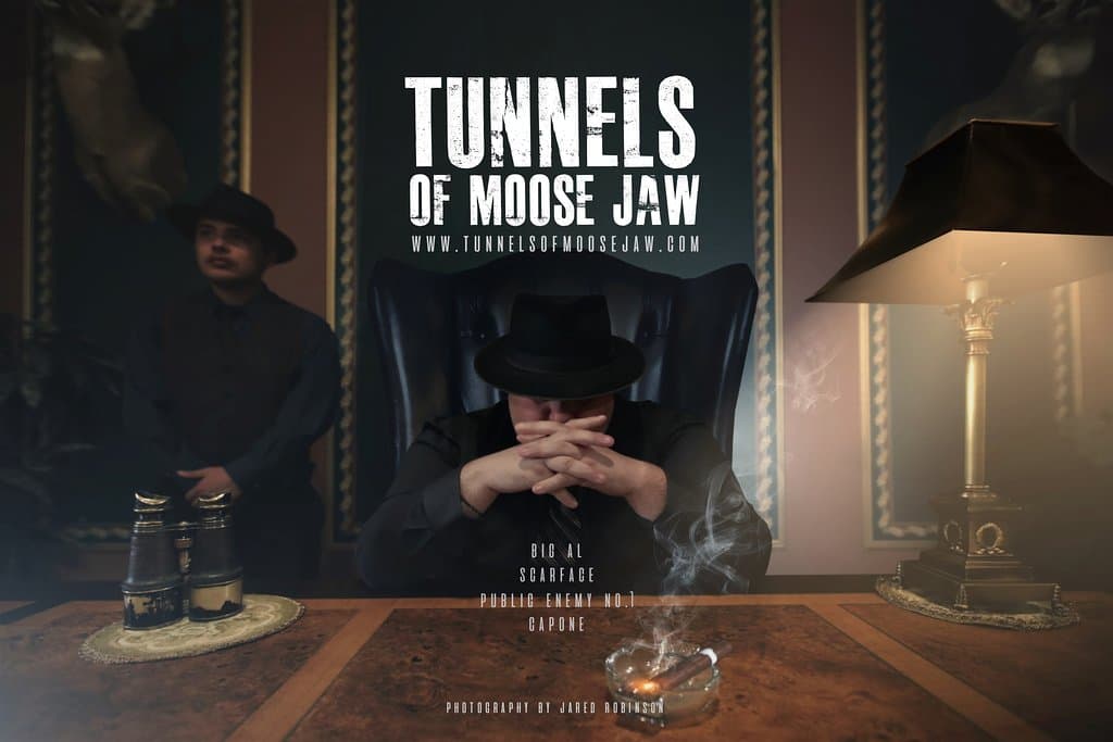 Become a bootlegger at the Tunnels of Moose Jaw on the Chicago Connection Tour