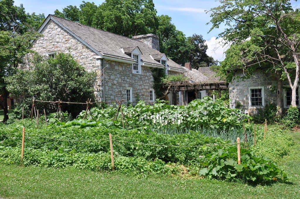The tavern garden at Landis Valley Museum