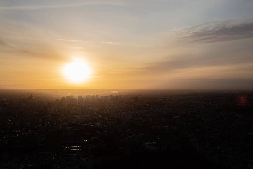 Eiffel Tower Sparkle at Night