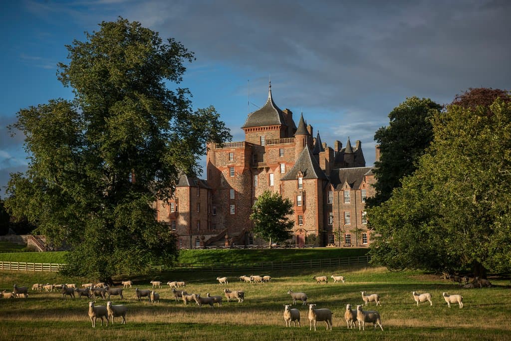 The history of the ground upon which Thirlestane Castle now stands dates back to at least the 12th Century and later a large Border fort was built on the site to defend the approach to Edinburgh from the south. The central part of the present castle was completed in 1590, remodelled in the 1670s and then enlarged in the 1840s.