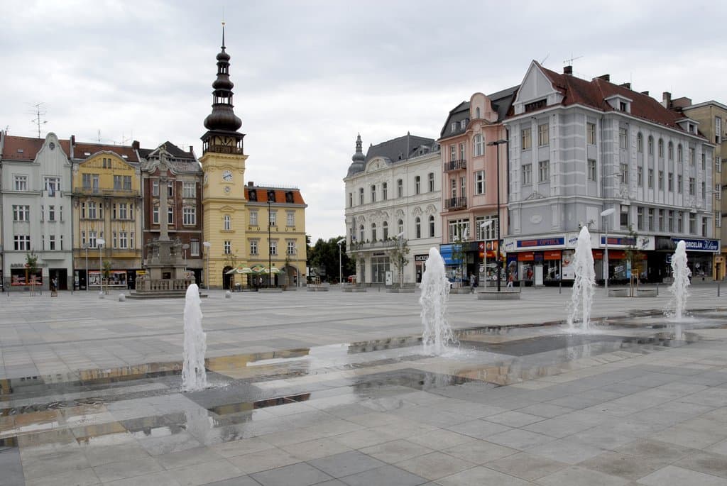 Ostravské muzeum na Masarykově náměstí v Ostravě