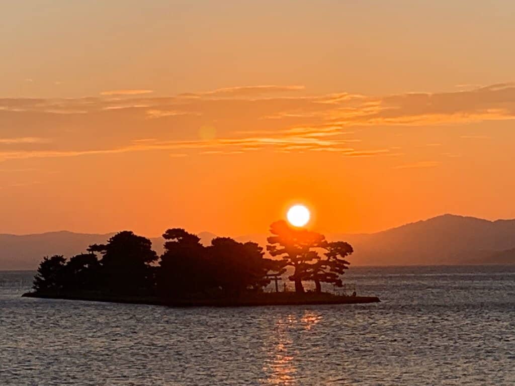 The Only Island in Lake Shinji