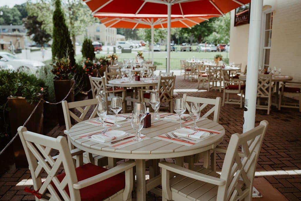 outdoor seating