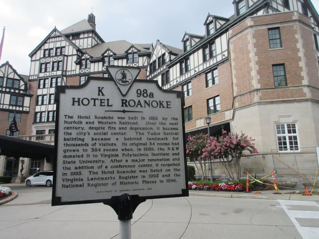 Historic landmark Hotel Roanoke can tell you a lot as well