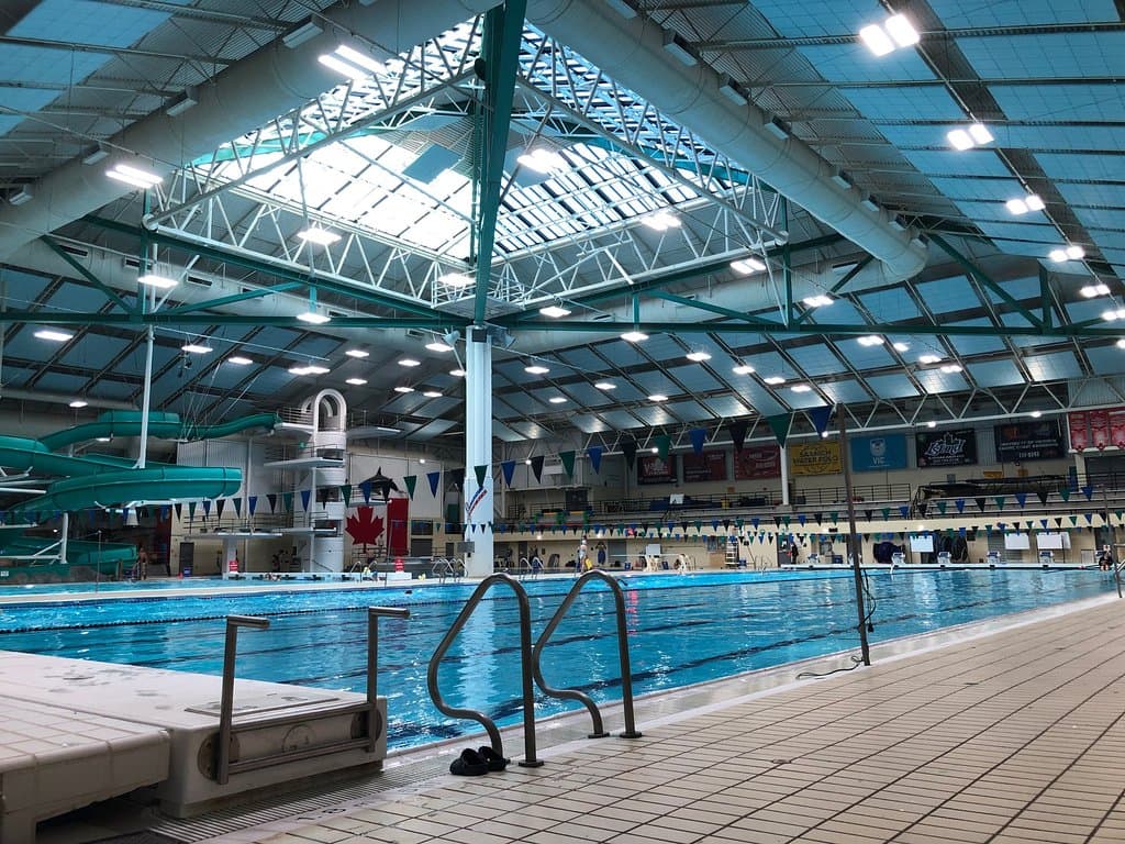 50m pool from pool deck