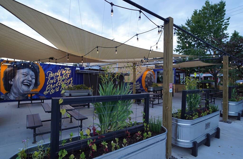 Charming Outdoor Seating