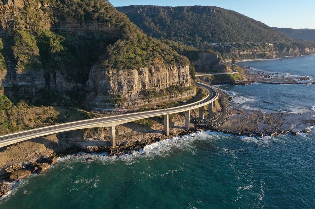 A great drive past the national park, well worth stopping to walk across the bridge.