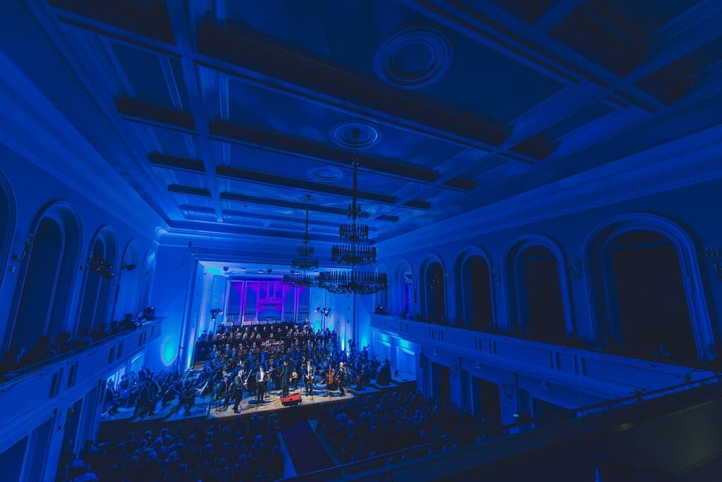 Sala koncertowa im. Karola Stryji
Koncert 13.03.2019
Adam Szerszeń
Łukasz Gaj
Chór i Orkiestra Symfoniczna Filharmonii Śląskiej pod batutą Daniela Orena
Fot. Wojciech Mateusiak
