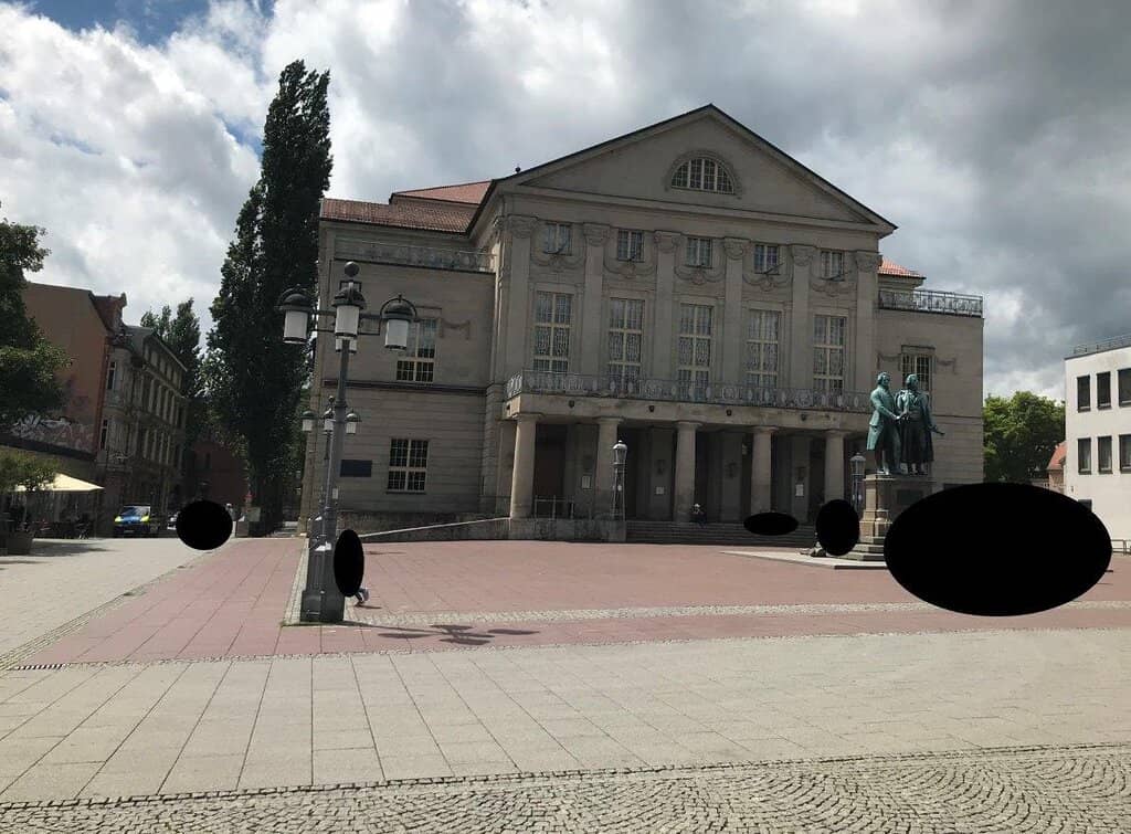 The Bronze Double Statue