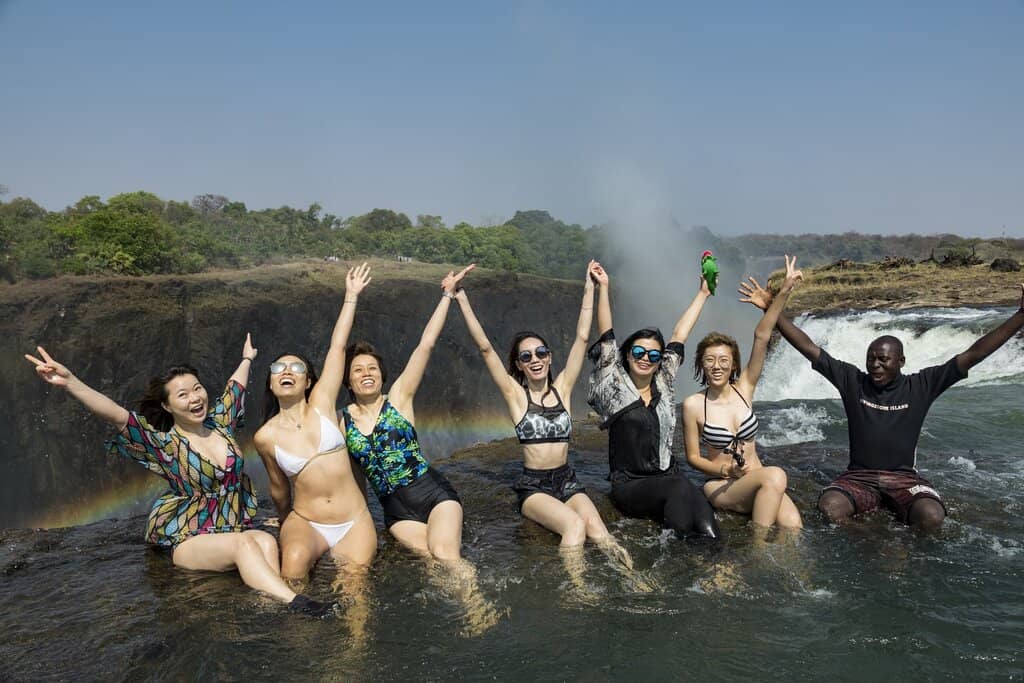 Edge of Victoria Falls View
