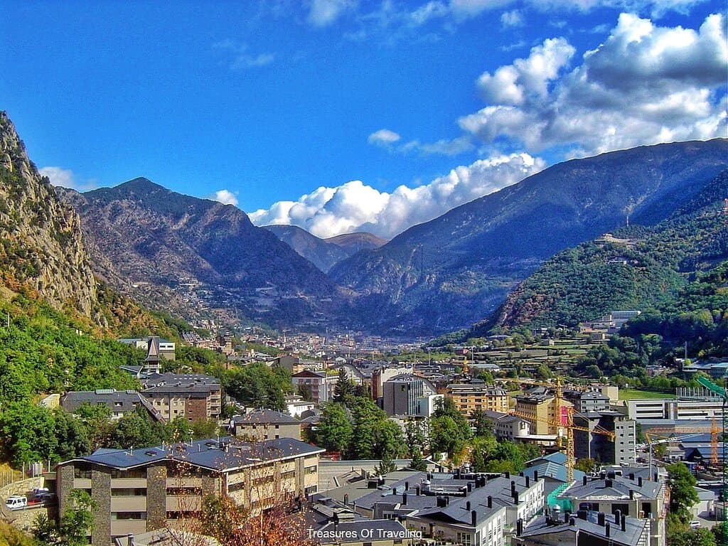 When visiting a city, have you ever just wanted to go for a hike? In Andorra la Vella, you can easily do that by walking along the Sola Irrigation Canal Trail. It’s a beautiful trail with great views of the city in the valley, as well as the mountains in the background. It’s a nice trail to explore and get a little bit of exercise. Also, if you love cats, you will randomly come into contact with multiple cats from the neighborhood. They hang out along the trail. http://treasuresoftraveling.com