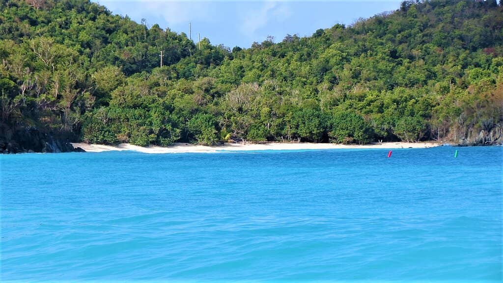Secluded White Sand Beach