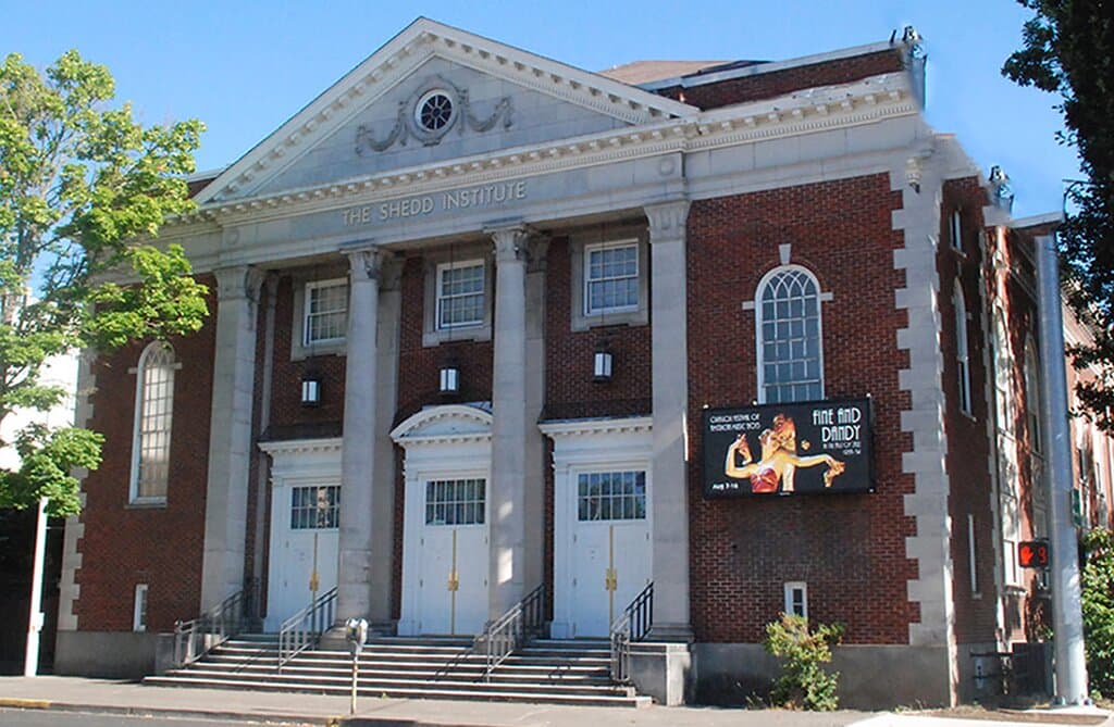 The John G. Shedd Institute for the Arts is a performing arts company, cultural arts center, and community music school that presents more than 175 culturally diverse festivals, concert series, and educational programs year-round. https://www.theshedd.org/