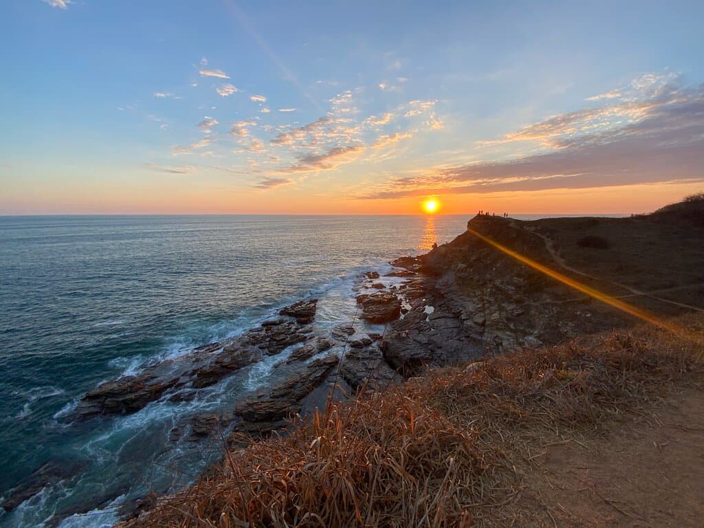 Beautiful sunset at Punta Cometa!!