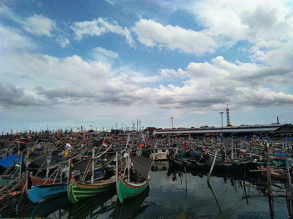 Bustling Fish Auction