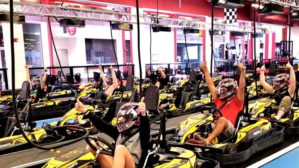 Dezerland currently holds the title to the Orlando's longest indoor go kart track! These go karts go fast! Whether its date night or a family reunion, your going to make memories on the track!
