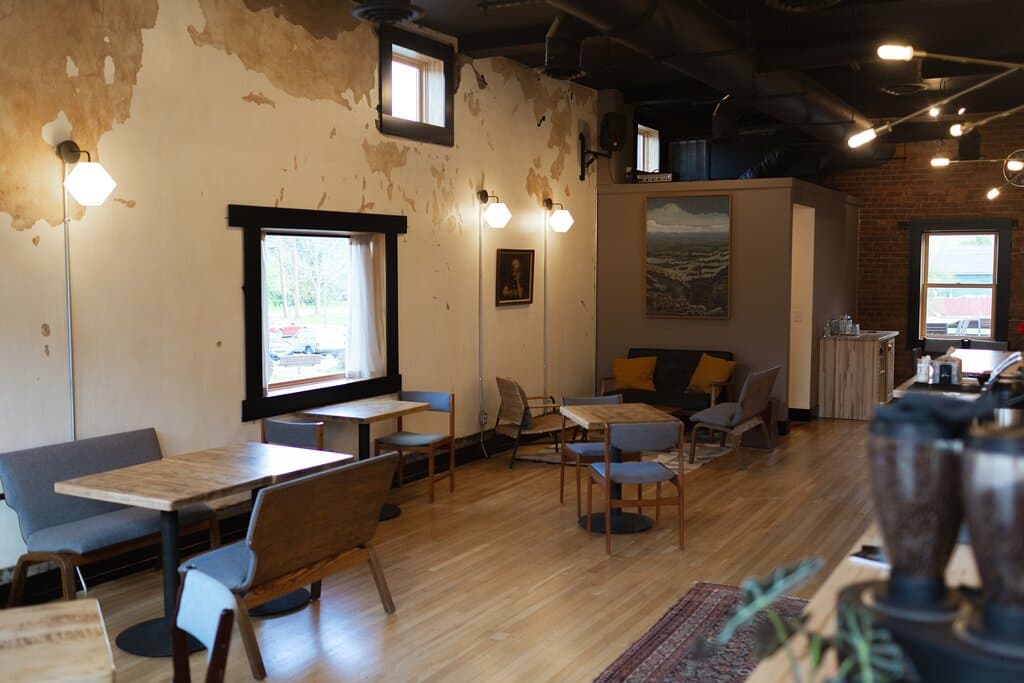 A unique space with views of the Hawksbill Creek and Greenway right outside.