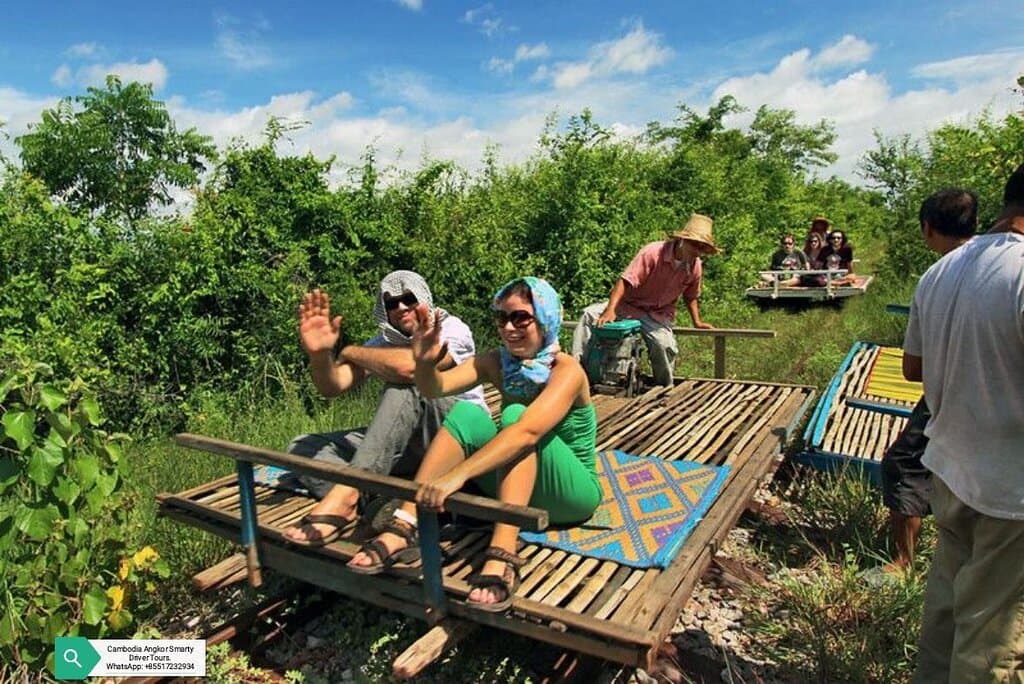 bamboo train of battambang city