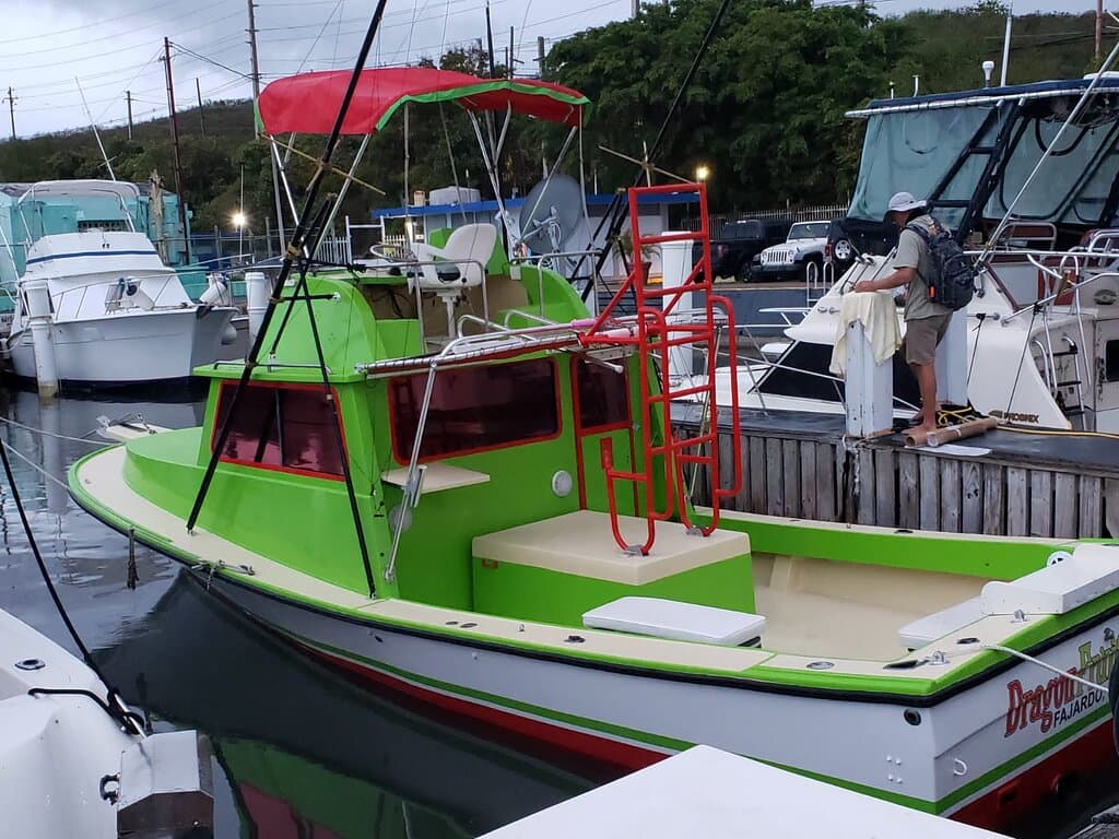Dragon Fruit at her marina home in Villa Marina in Fajardo.