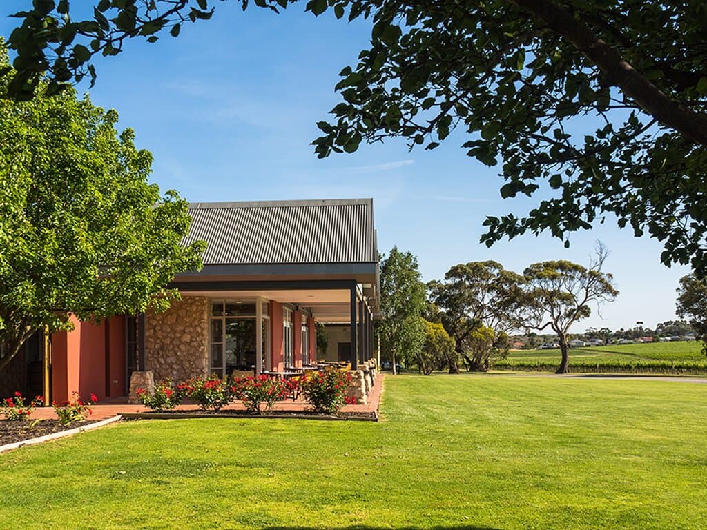 The Richard Hamilton McLaren Vale Cellar Door Lawns and Verandah