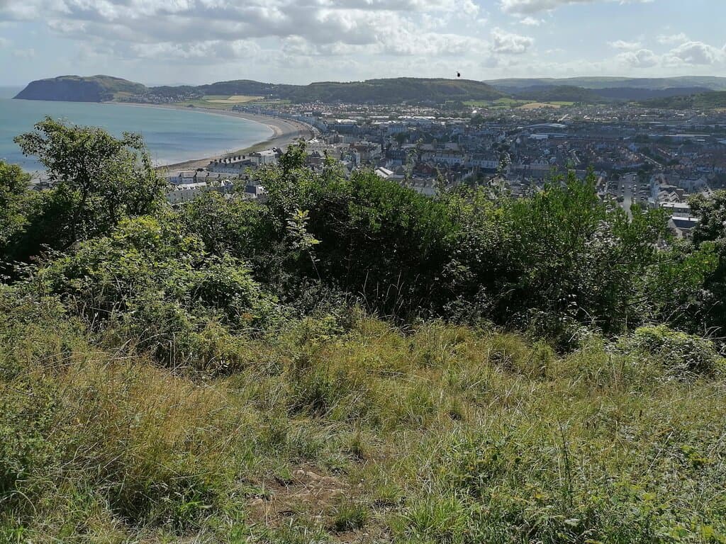 View over Llandudno from Gt Orme Country Park