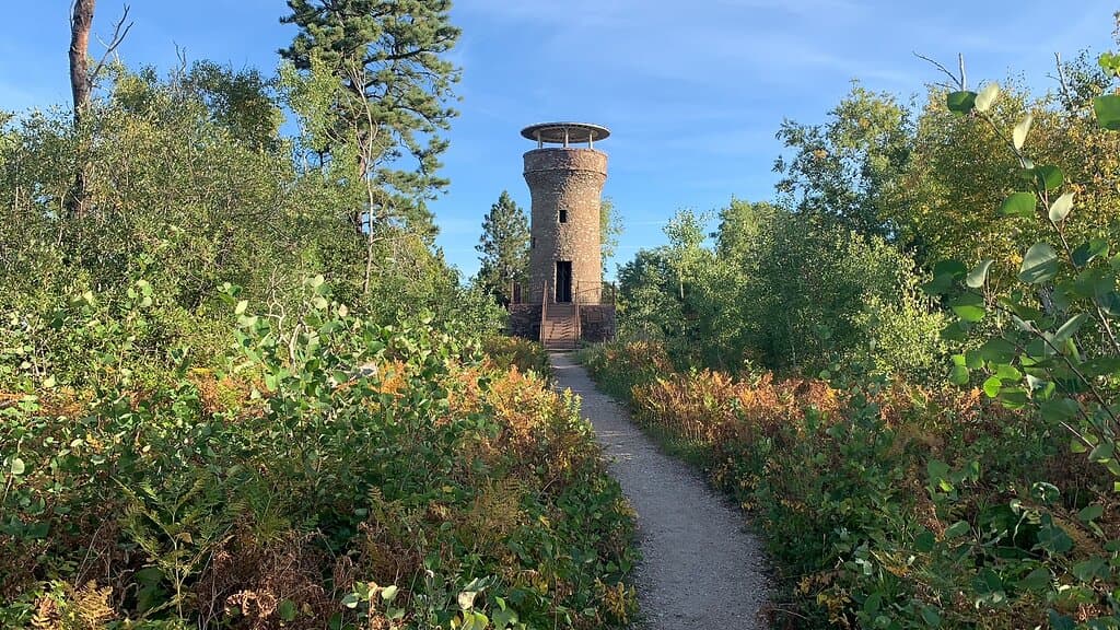 Approaching the tower
