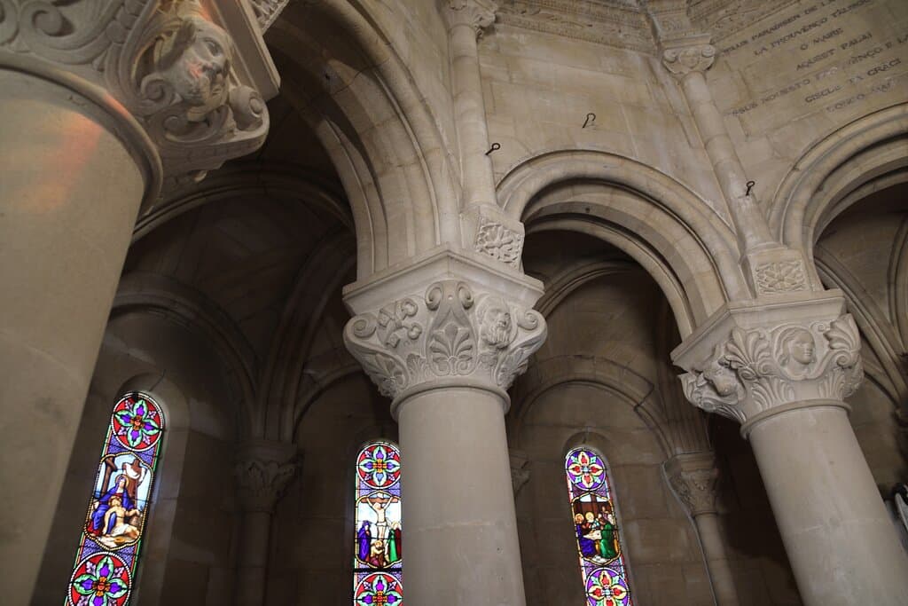 Vue intérieure de la chapelle