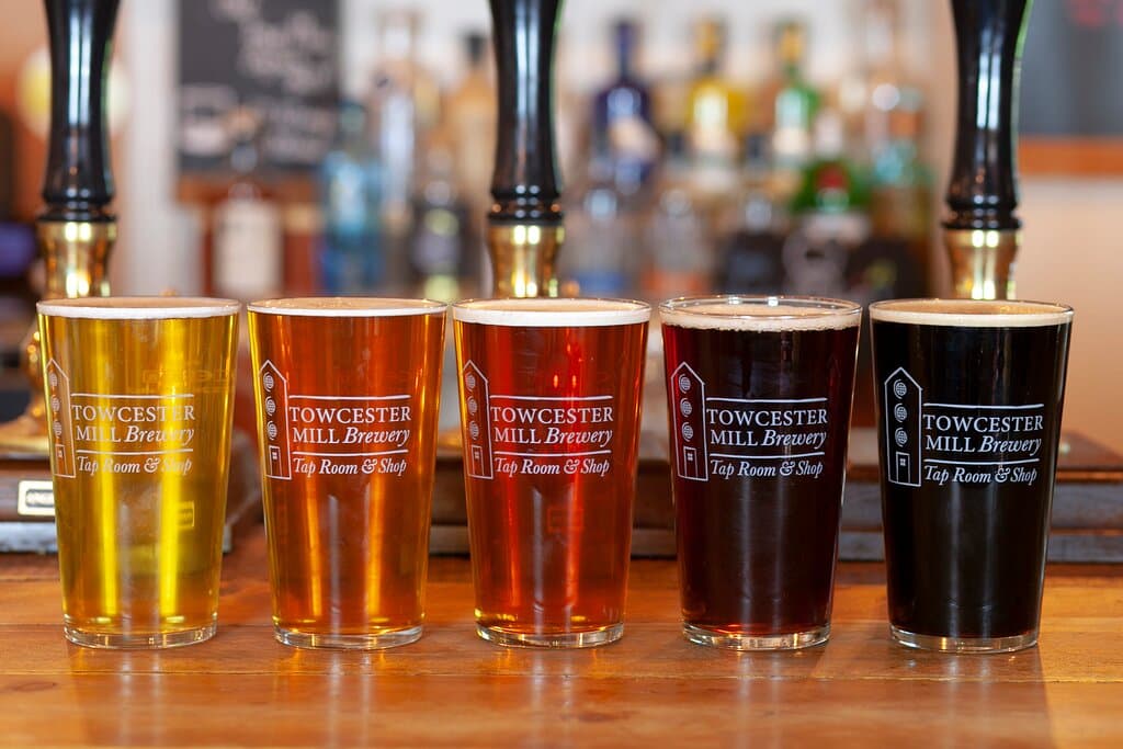 The range of beers available!