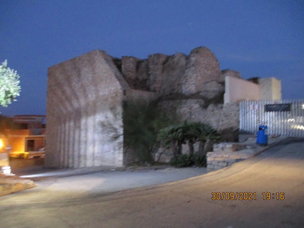 Remains of the city wall and tower