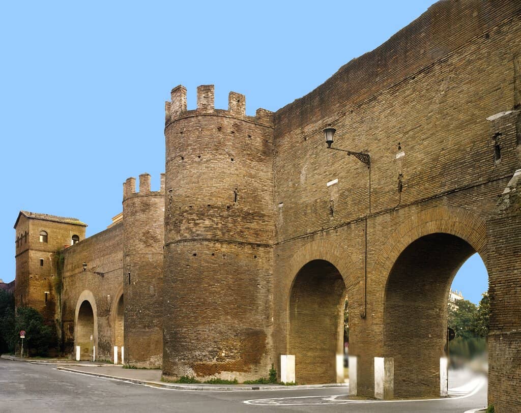 Ancient Roman Wall Remnants