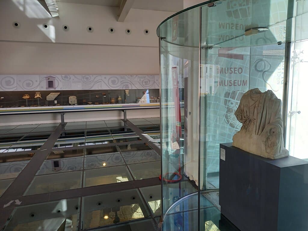 Inside the museum