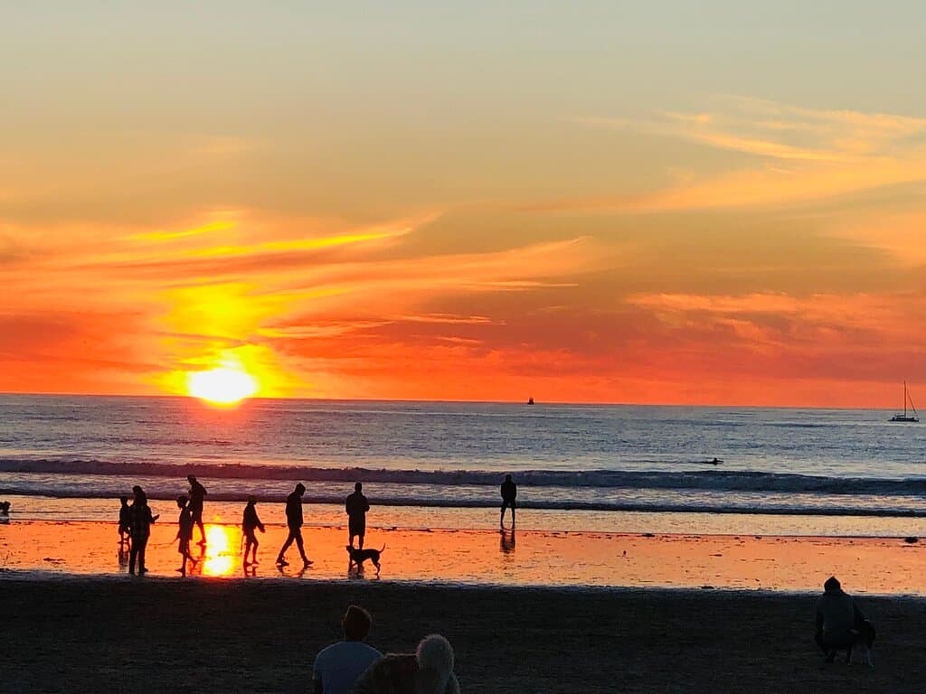 Sunset at the Dog Beach