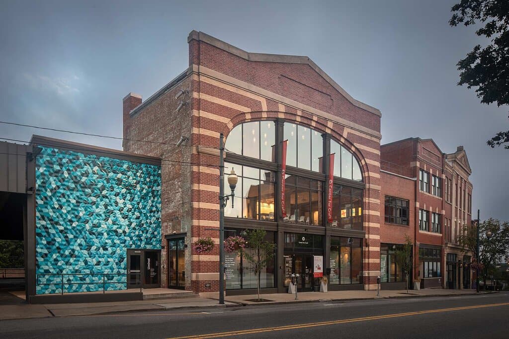 The Center for Craft at sunrise. Photo by Gabe Swinney.
