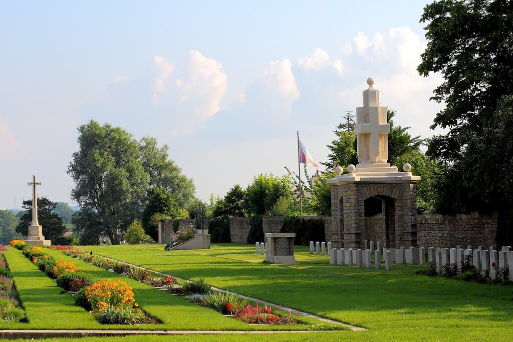 vista del cementerio