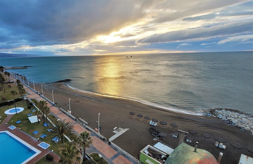 Amanece en la playa