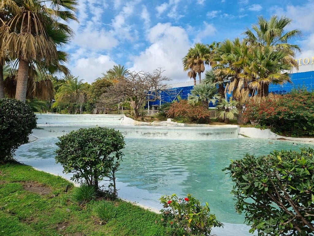 Lovely landscaping in front of the Conference Centre