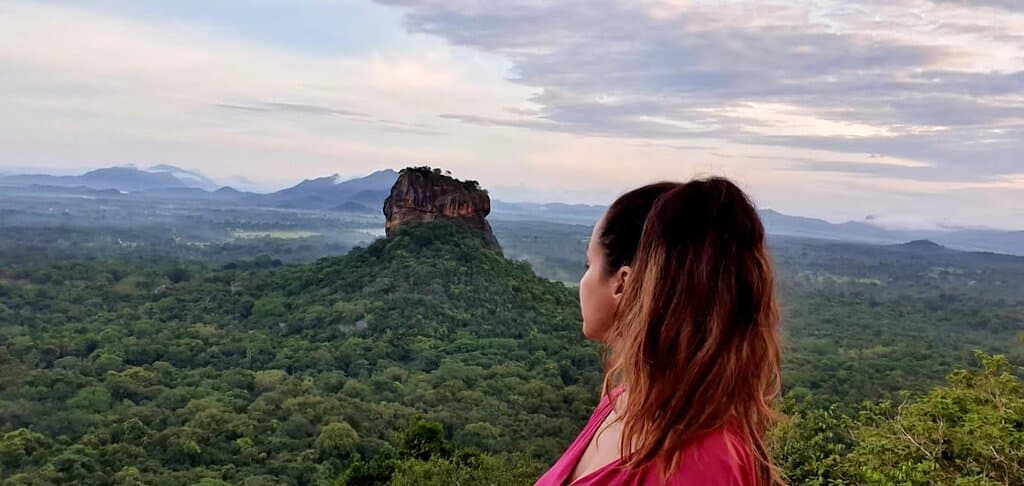 Top of the pidurangala rock