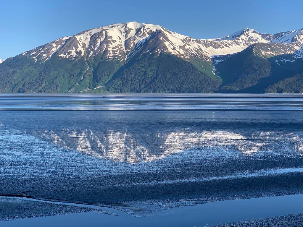 View from Seward Highway out of Anchorage