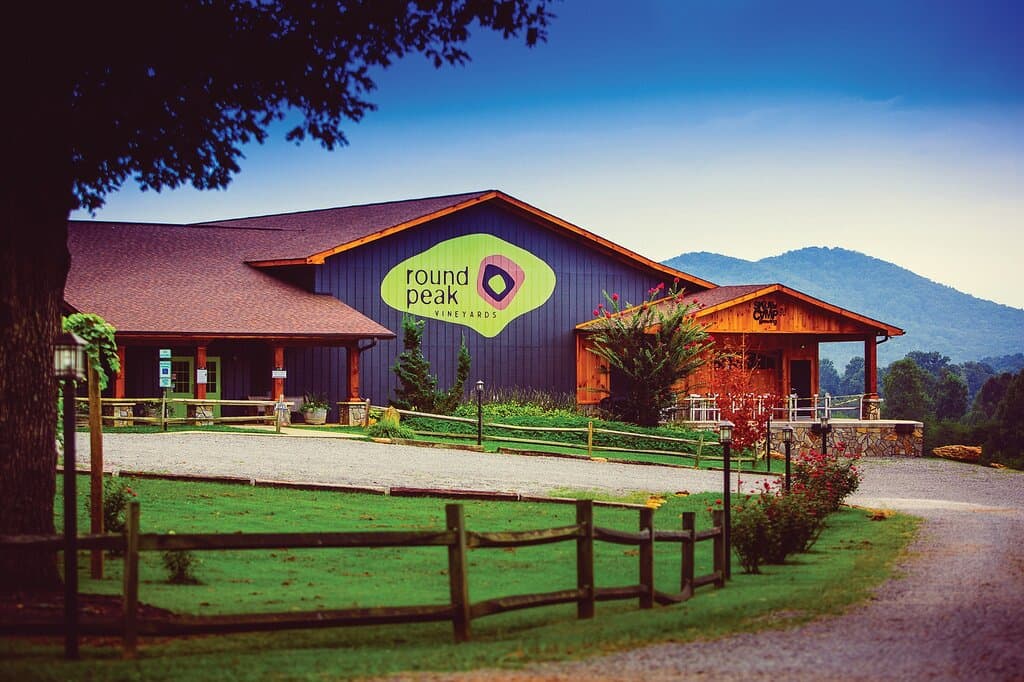 Our pride and joy, overlooking the breathtaking Blue Ridge Foothills.